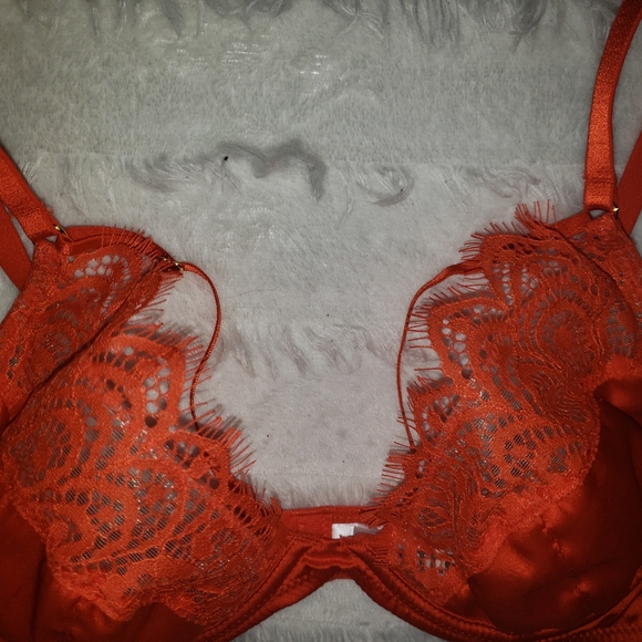 HUSTLER HOLLYWOOD SUPER SEXY RED BRA SZ 36B - Picture 2 of 7